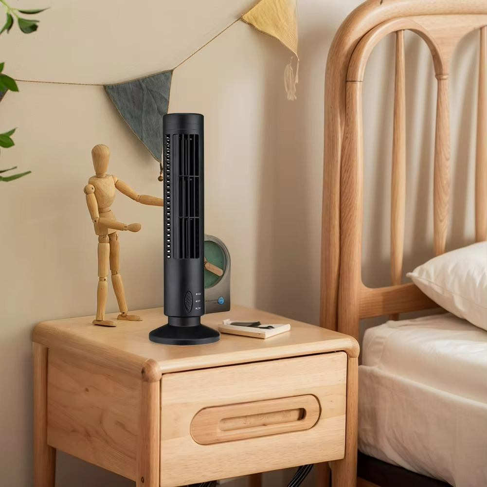 Brisella AirFlow Ventilator | Bladeless Design mit USB-Stromversorgung für Stil und Sicherheit