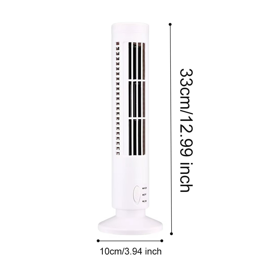 Brisella AirFlow Ventilator | Bladeless Design mit USB-Stromversorgung für Stil und Sicherheit