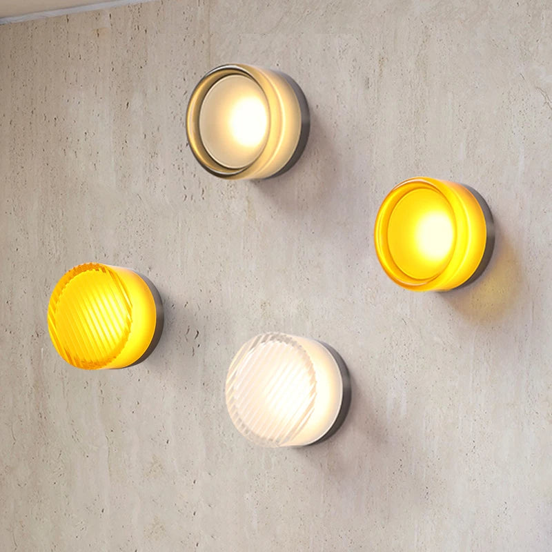 Nordic Acryl Dimple Wandleuchte LED 1-Licht