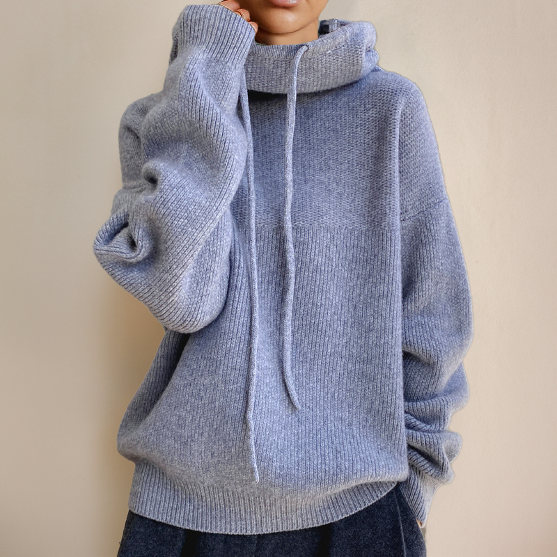Merino Damen Rollkragenpullover – Weicher Warmer Pullover für Eleganten Winterstil
