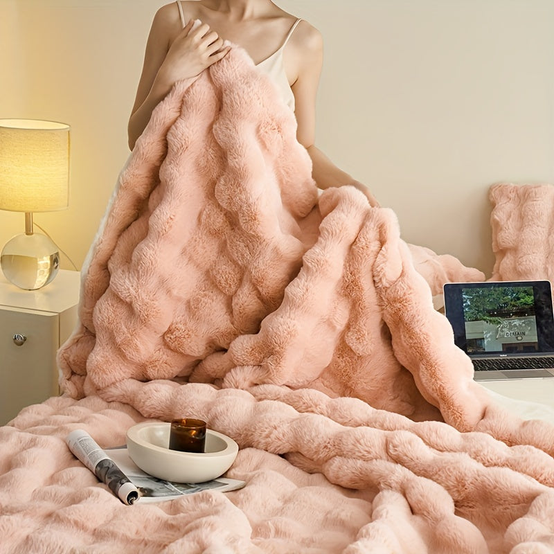 Wendbare Fleece-Decke – Extra Weiche und Warme Kuscheldecke für Sofa und Bett