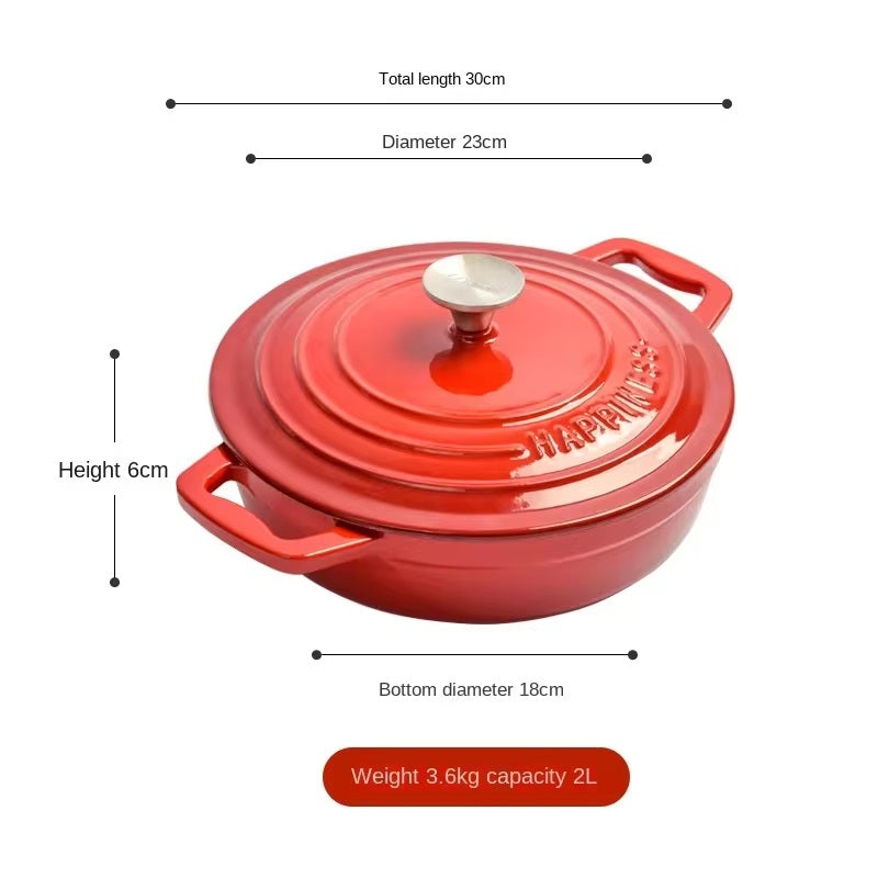 Emaille Gusseisen Dutch Oven