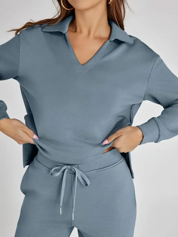 VioletVibe Gemütliches Hoodie-Set | Stylische und bequeme Loungewear für ultimativen Komfort