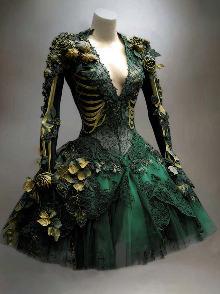 Wunderschön gefertigte Kleid