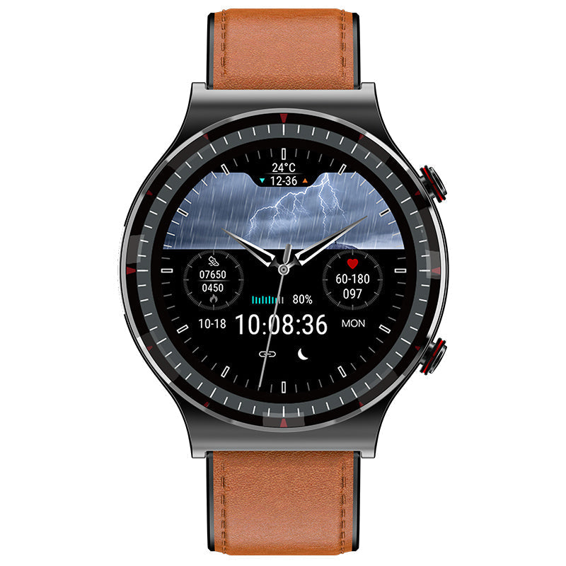 Medizinische EKG-Smartwatch | CFDA-zertifiziert | 512Hz Hochpräzisions-Biosensor | SpO2- & Herzfrequenz-Monitoring | KI-basierte Atemanalyse | IP67 Wasserdicht