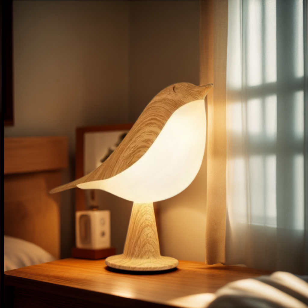 LumiNest Sanfte Nachtlampe | Eine charmante Lampe, die deinen Raum beruhigt und verschönert