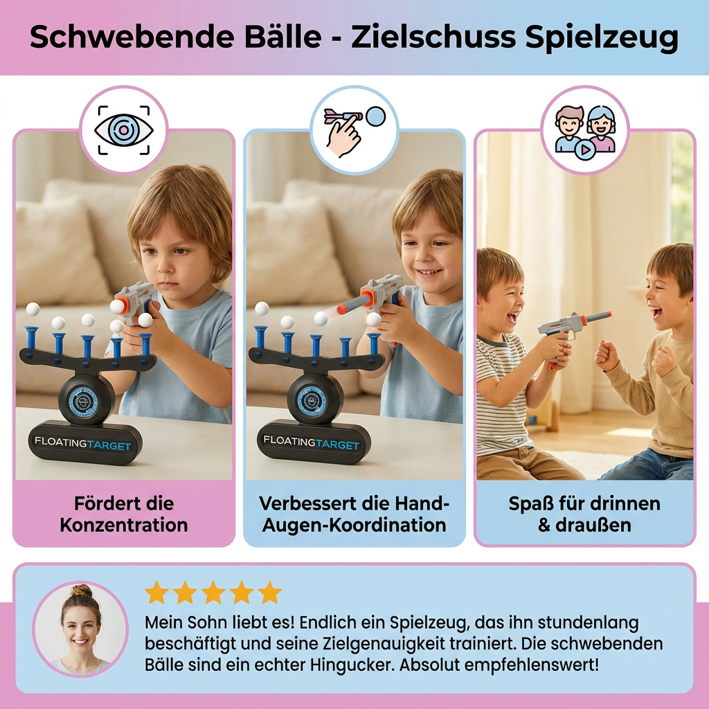 Schwebende Bälle Zielschuss Spielzeug für Kinder