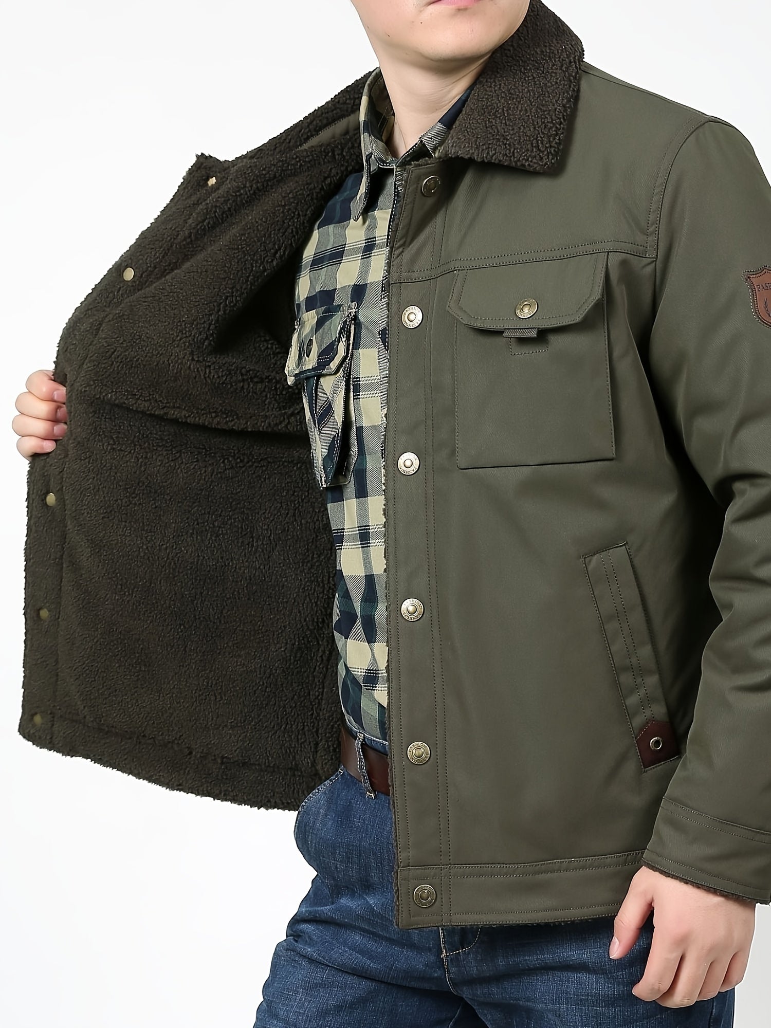 NordHaven Winterjacke Herren – Warme wasserabweisende Jacke mit Futter