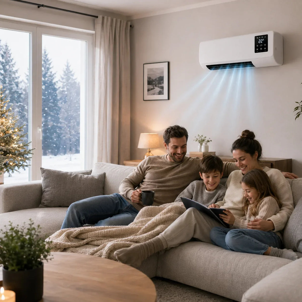 Mobile Klimaanlage & Heizung 2-in-1 – Ohne Installation, bis 51 m²