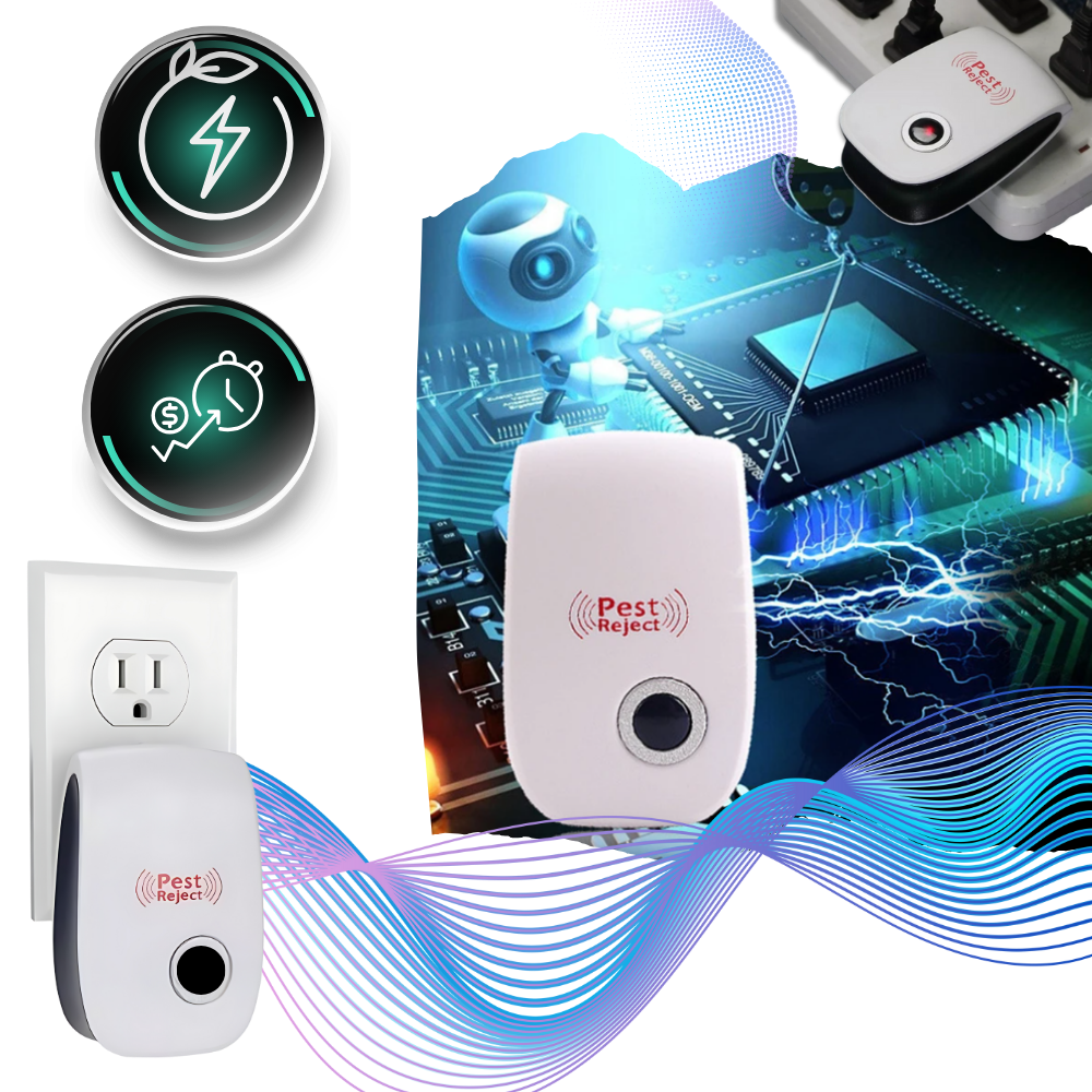 Energieeffizienter Ultraschall-Schädlingsvertreiber