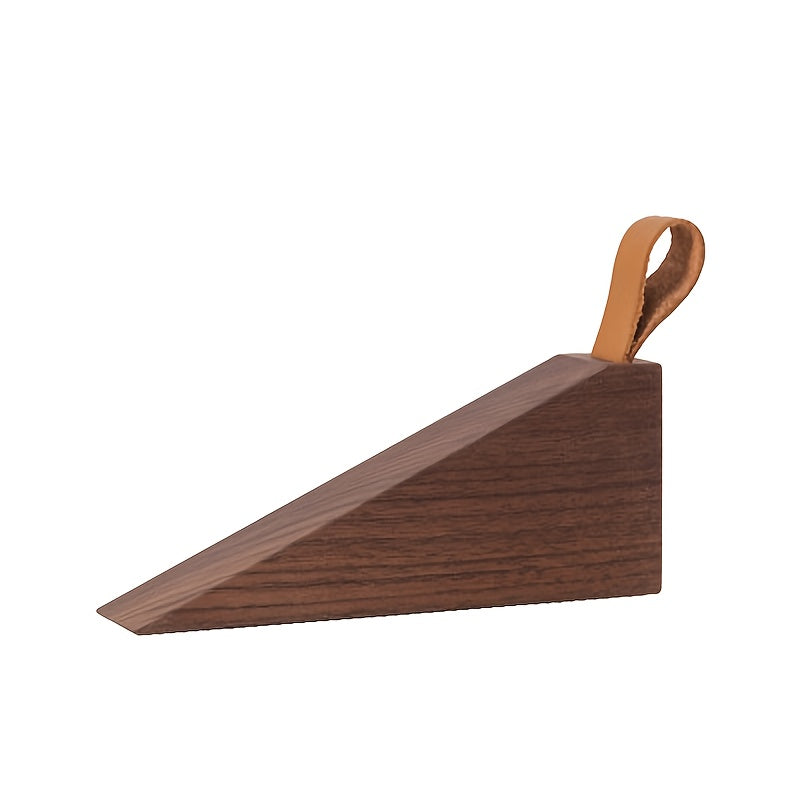 NordGrip Holz Türstopper – Skandinavisches Design mit rutschfester Basis