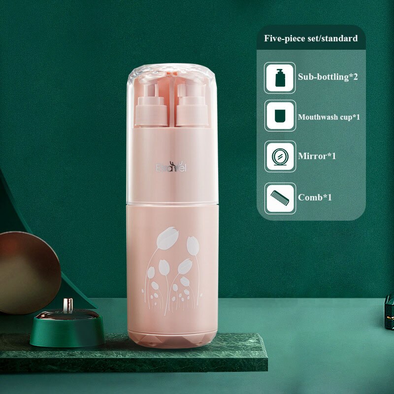 LuxeVoyage Elite Reise Toilettas Set | 8-in-1 minimalistische Utensilien für mühelose Organisation und Stil unterwegs