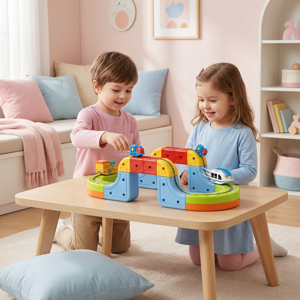 Magnetische Kubustreinset Kinderspielzeug
