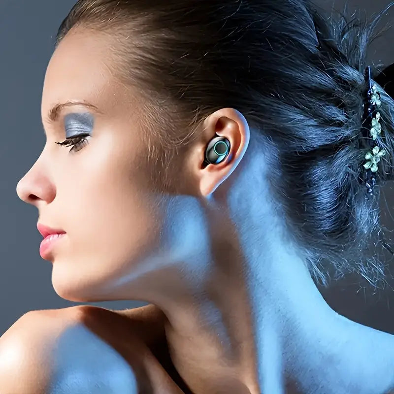 Soniq - UltraBass Wireless Earbuds – Sportliche In-Ear Kopfhörer mit Ladecase