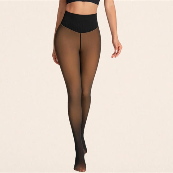 ThermoCurve | Original Fleecegefütterte Leggings Taille Bestimmend Warm Schlank