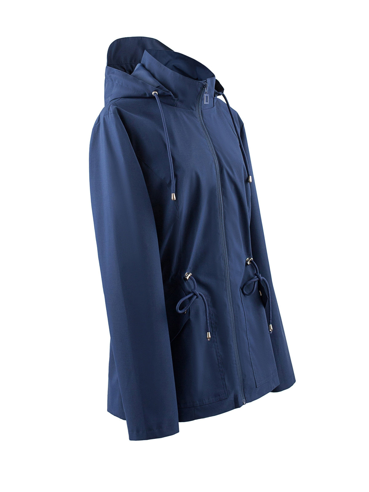 Wasserdichte Damenjacke mit Kapuze – Winddichte Regenjacke