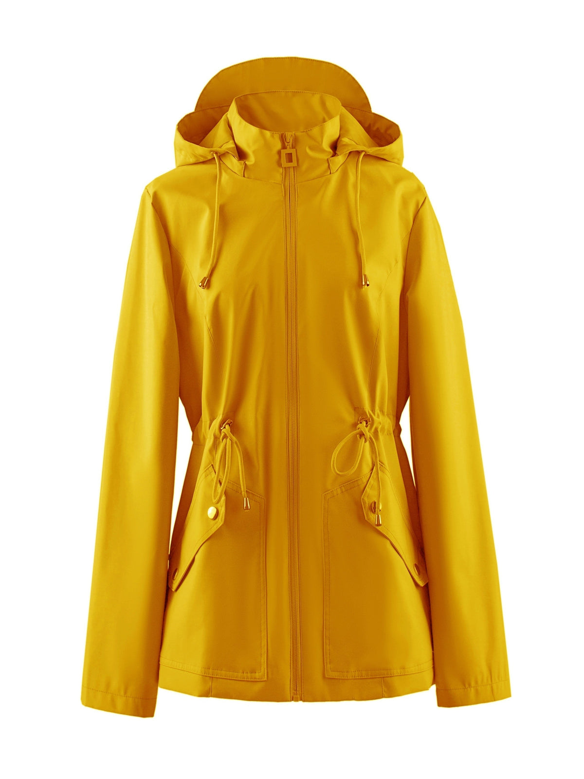 Wasserdichte Damenjacke mit Kapuze – Winddichte Regenjacke