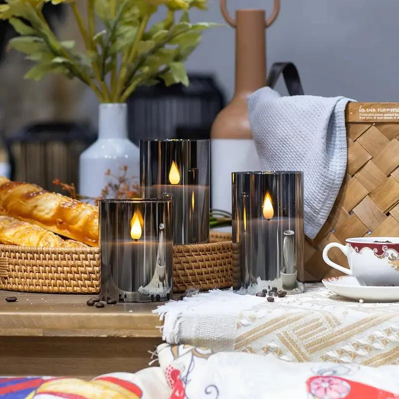 LuxeLumen LED Kerzen-Set | Elegante LED-Kerzen mit Fernbedienung für eine stimmungsvolle Atmosphäre