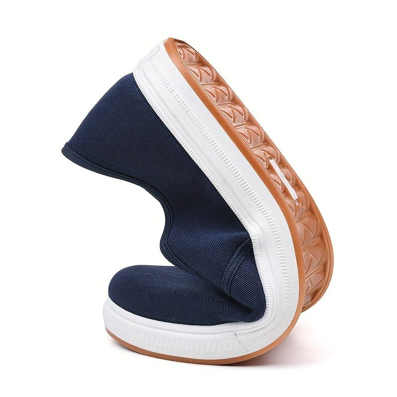 Herren Sneakers FlexStep – Atmungsaktive Slip-On Loafers mit Elastischem Band