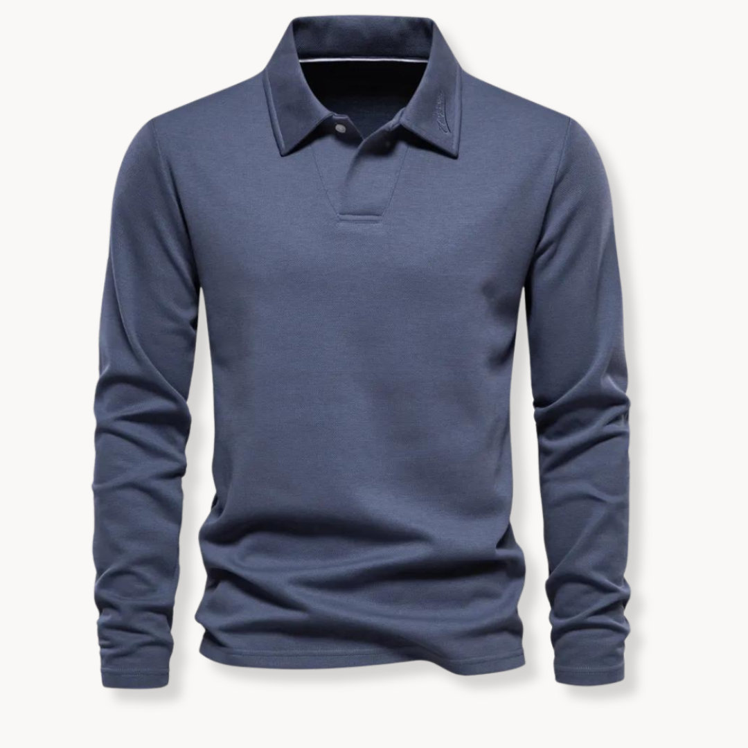 Herren Polo | Langarm T-Shirt | Zeitloser Komfort & Eleganter Stil