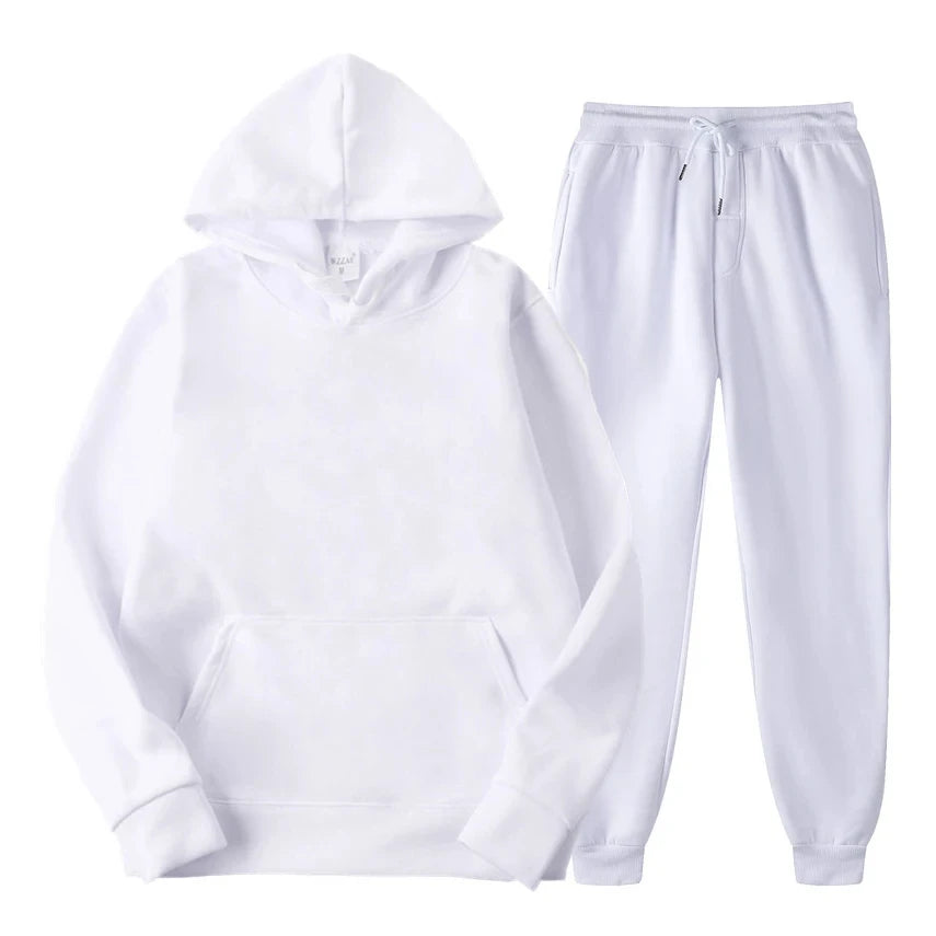 Herren Lounge Set – Bequemes Baumwoll-Zweiteiliges Outfit mit Modernem Schnitt
