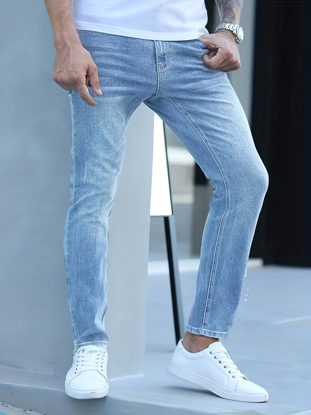 Herren Jeans | Slim Fit Stretch | Lässig & Bequem | Ganzjährig