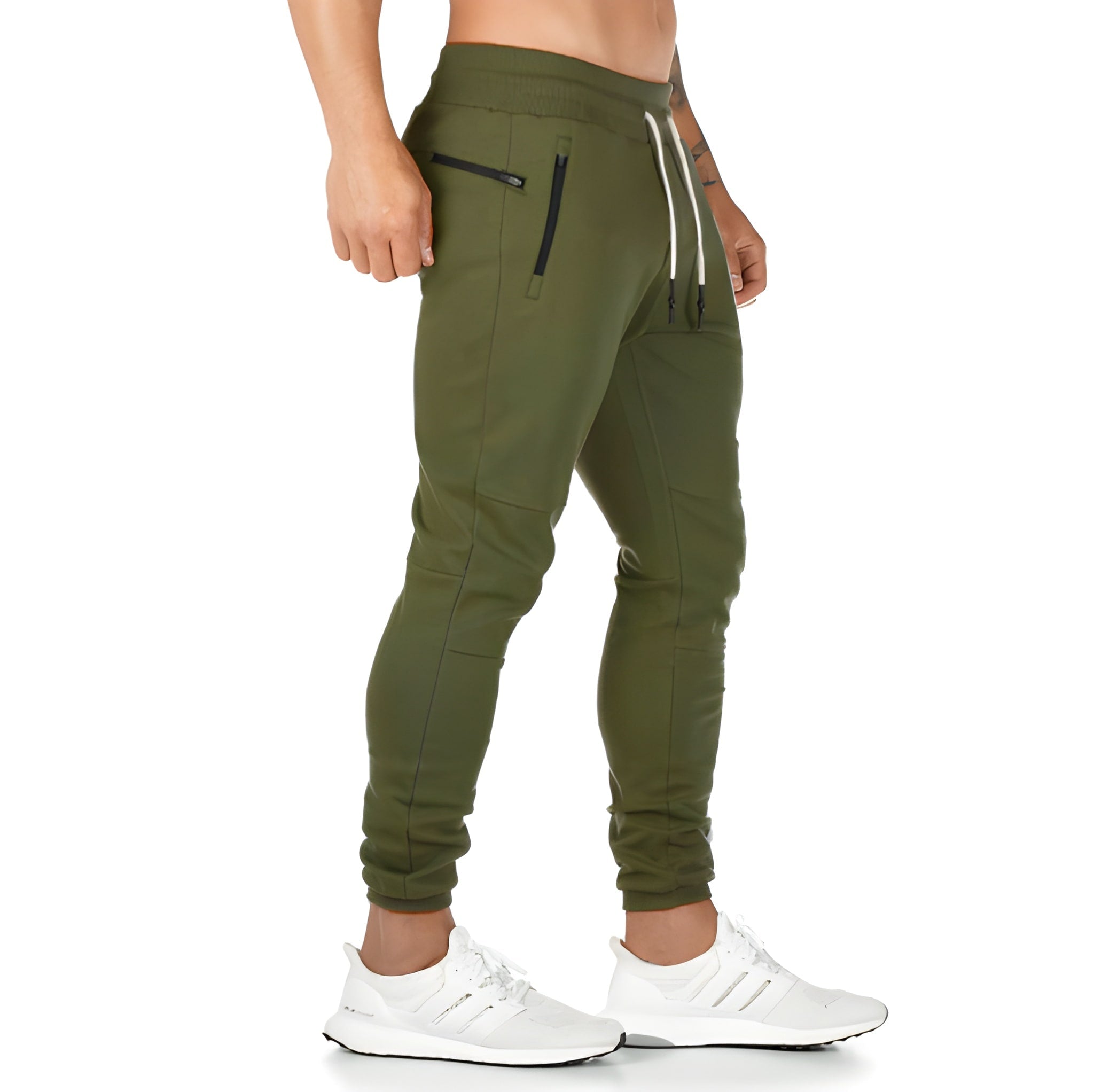Herren Jogginghose AirFlex – Leichte Sporthose mit Reißverschlusstaschen