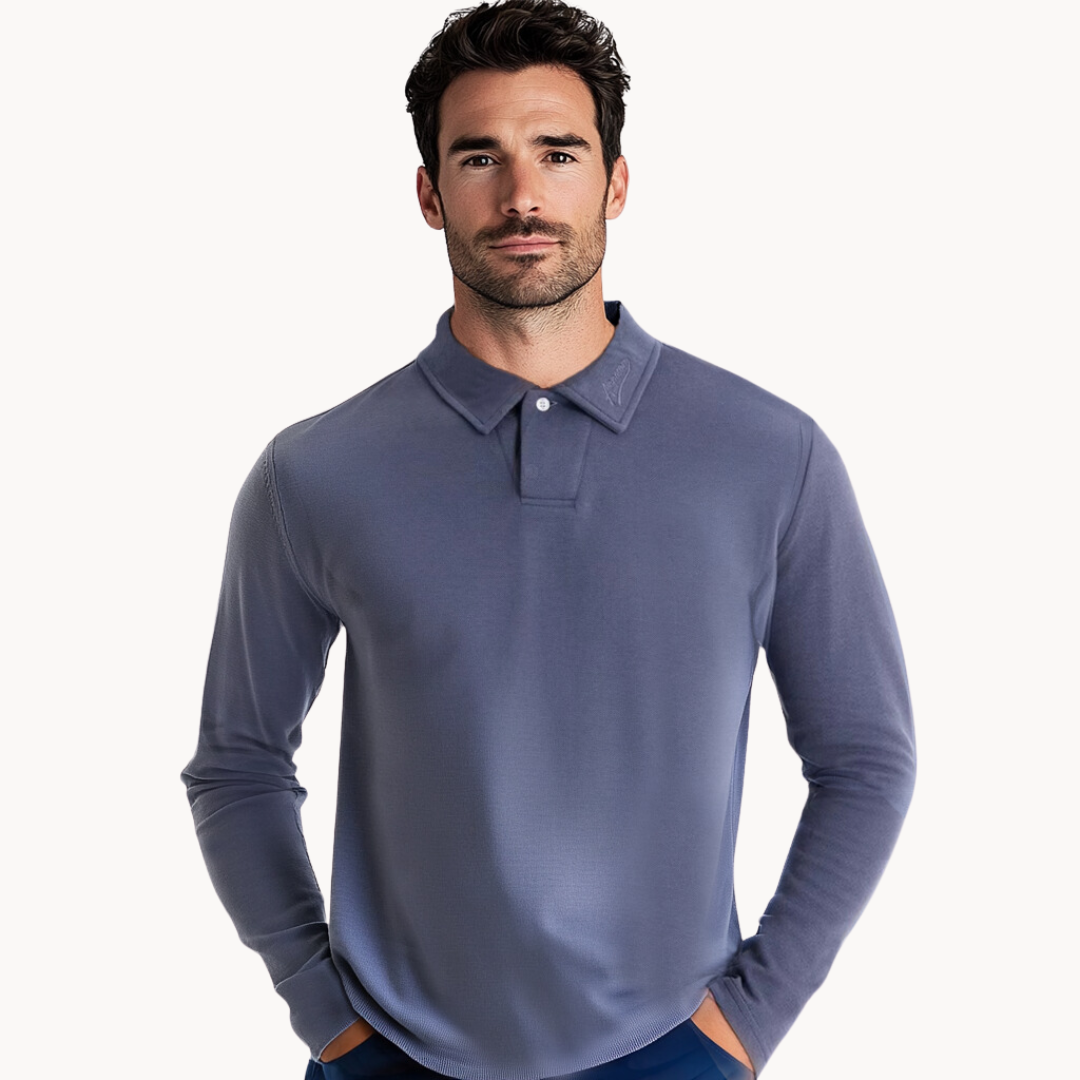 Herren Polo | Langarm T-Shirt | Zeitloser Komfort & Eleganter Stil