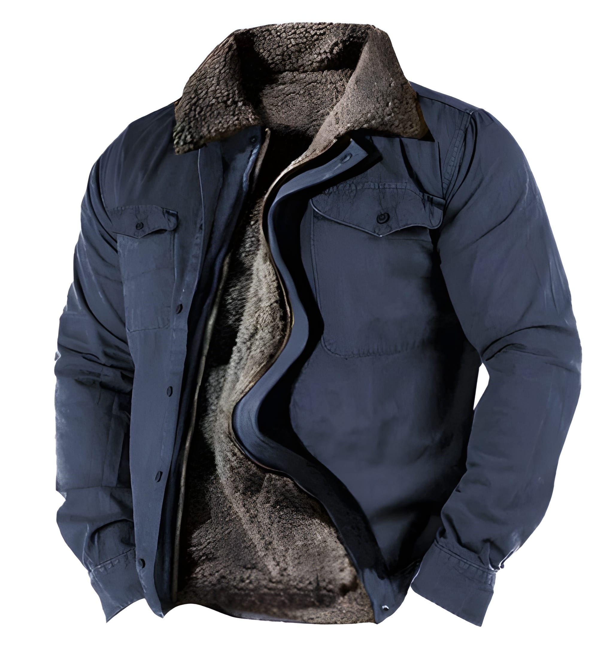 Winterjacke Herren | Militärjacke | Funktionale Taschen | Nachhaltige Übergangsjacke