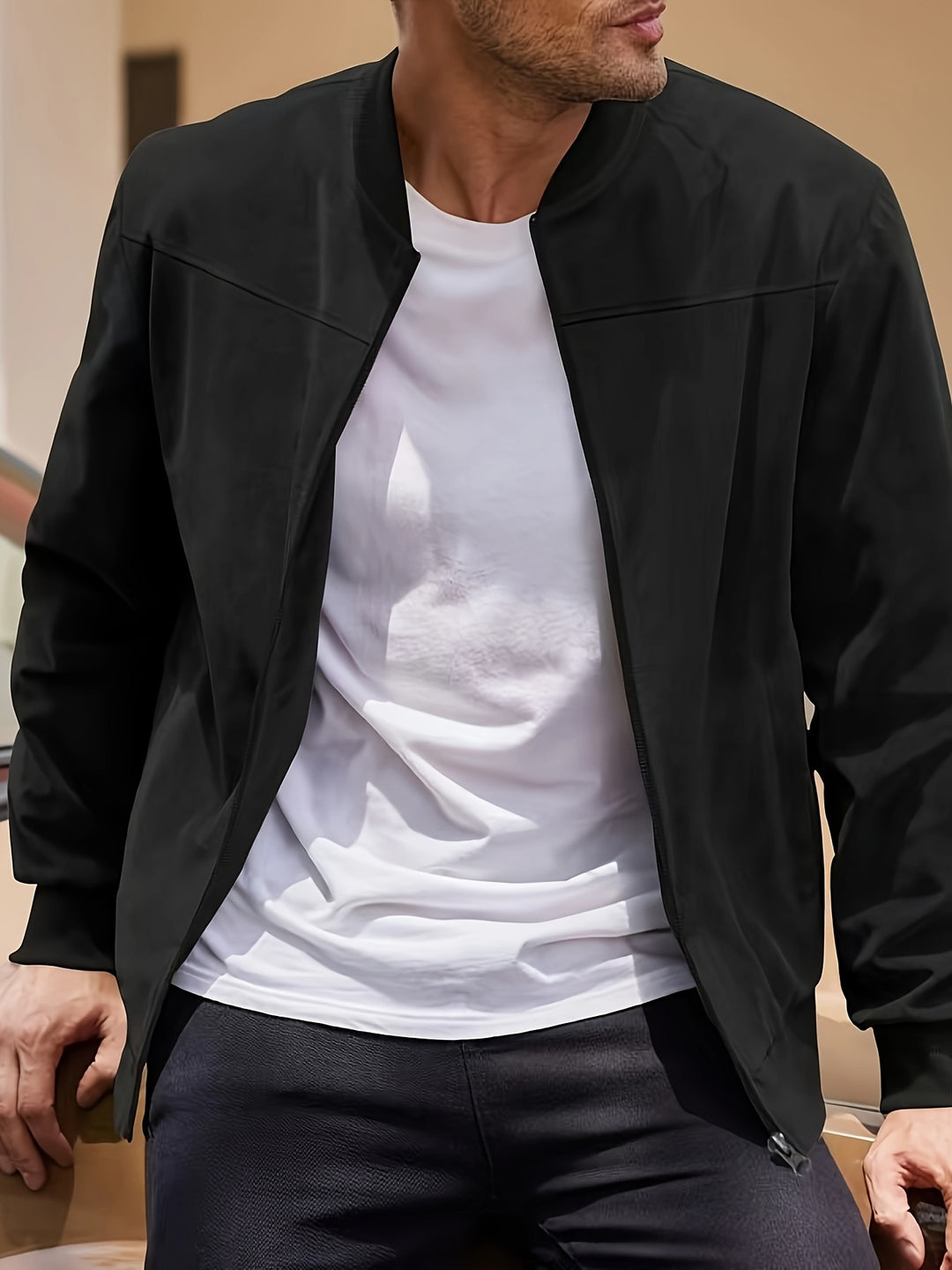 Herrenjacke | Leicht & Komfortabel | Vielseitige Eleganz | Frühling & Herbst