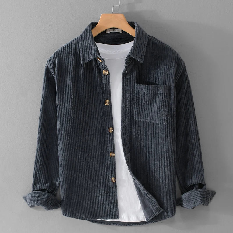Herren Corduroy Hemd | Retro & Trendy | Dick & Bequem