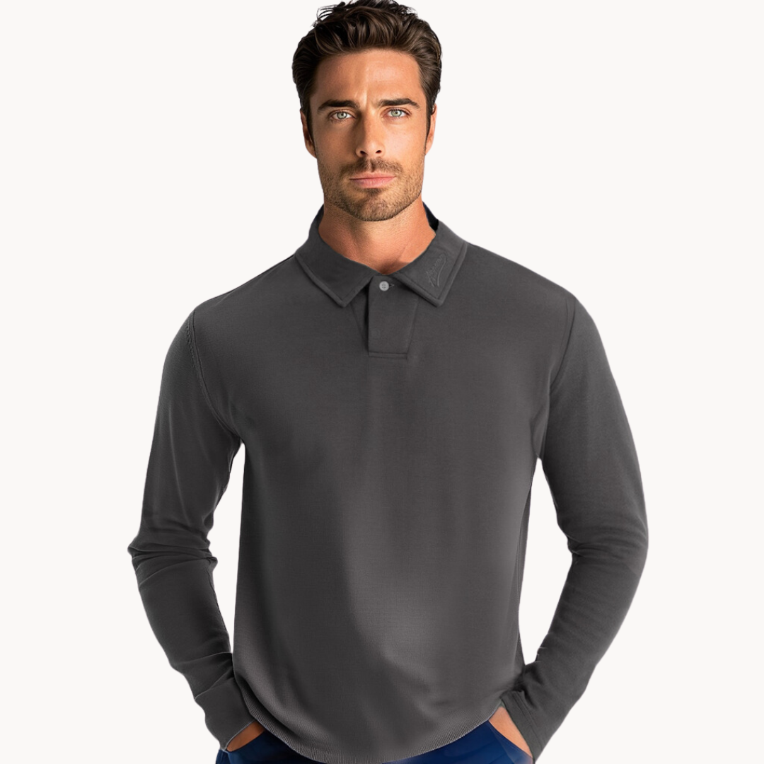 Herren Polo | Langarm T-Shirt | Zeitloser Komfort & Eleganter Stil
