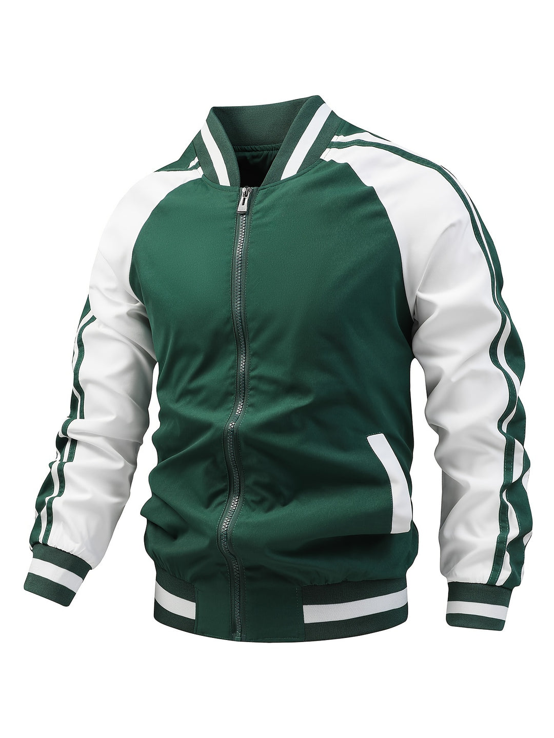 Herren Sportjacke | Grafisches Farbblockdesign | Leicht & Bequem | Alle Jahreszeiten