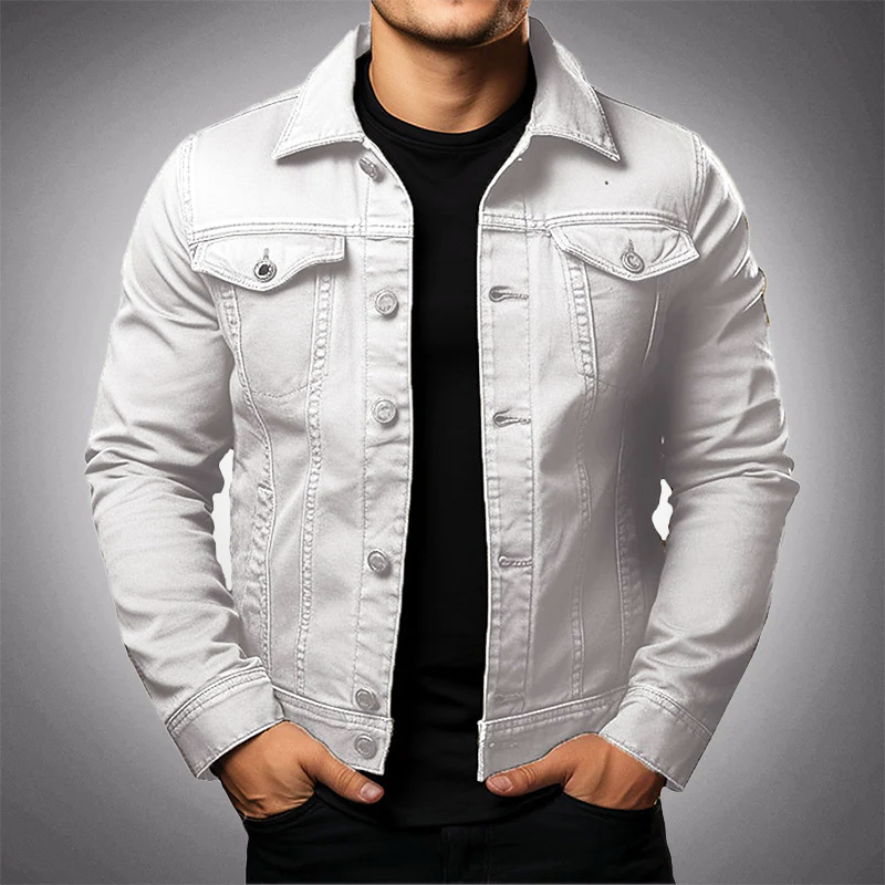 Herren Denim Jack ClassicFit – Zeitloses Jeansjacke aus Baumwolle