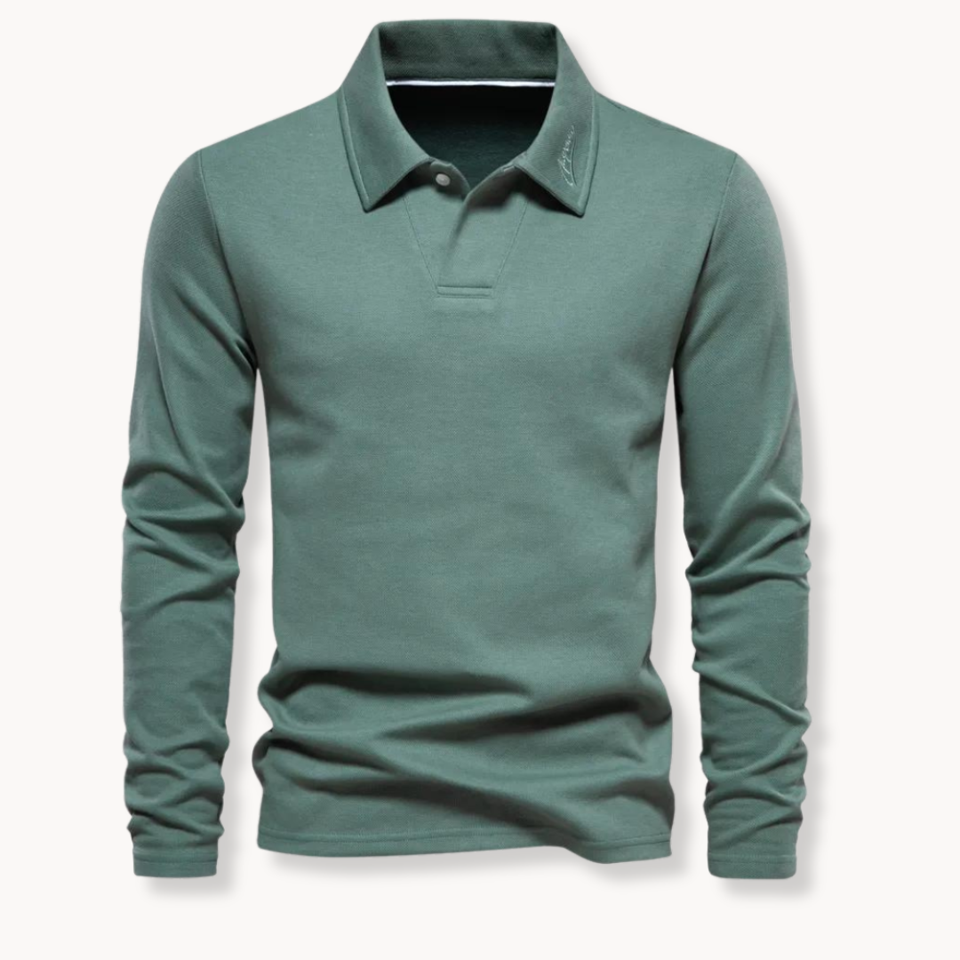 Herren Polo | Langarm T-Shirt | Zeitloser Komfort & Eleganter Stil