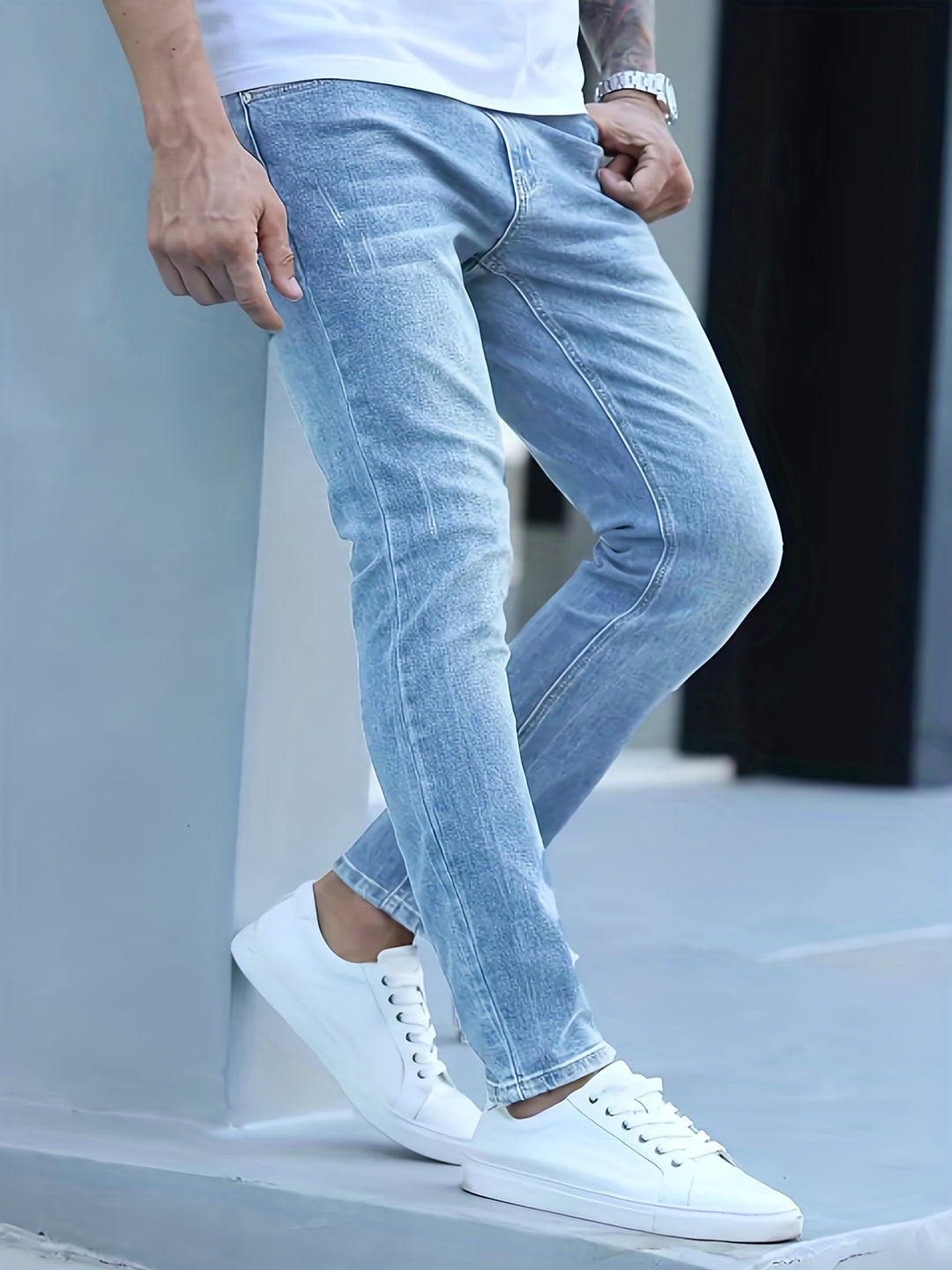 Herren Jeans | Slim Fit Stretch | Lässig & Bequem | Ganzjährig