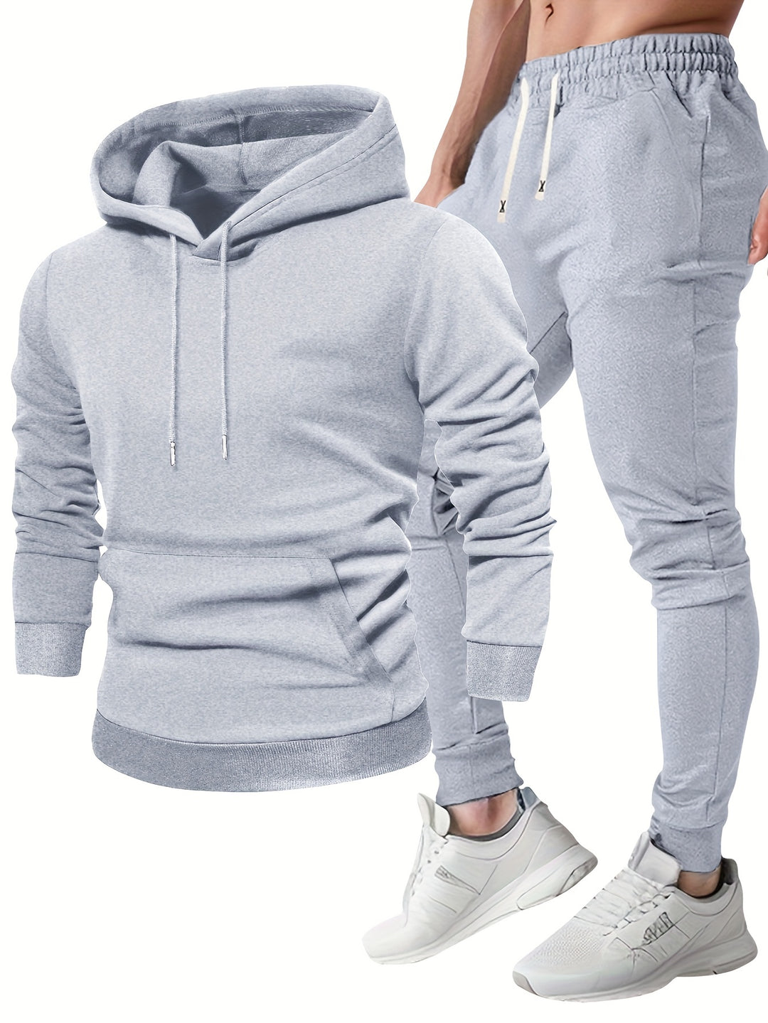 Herren Sportset | Hoodie & Jogginghose | Bequem & Atmungsaktiv | Frühling & Herbst