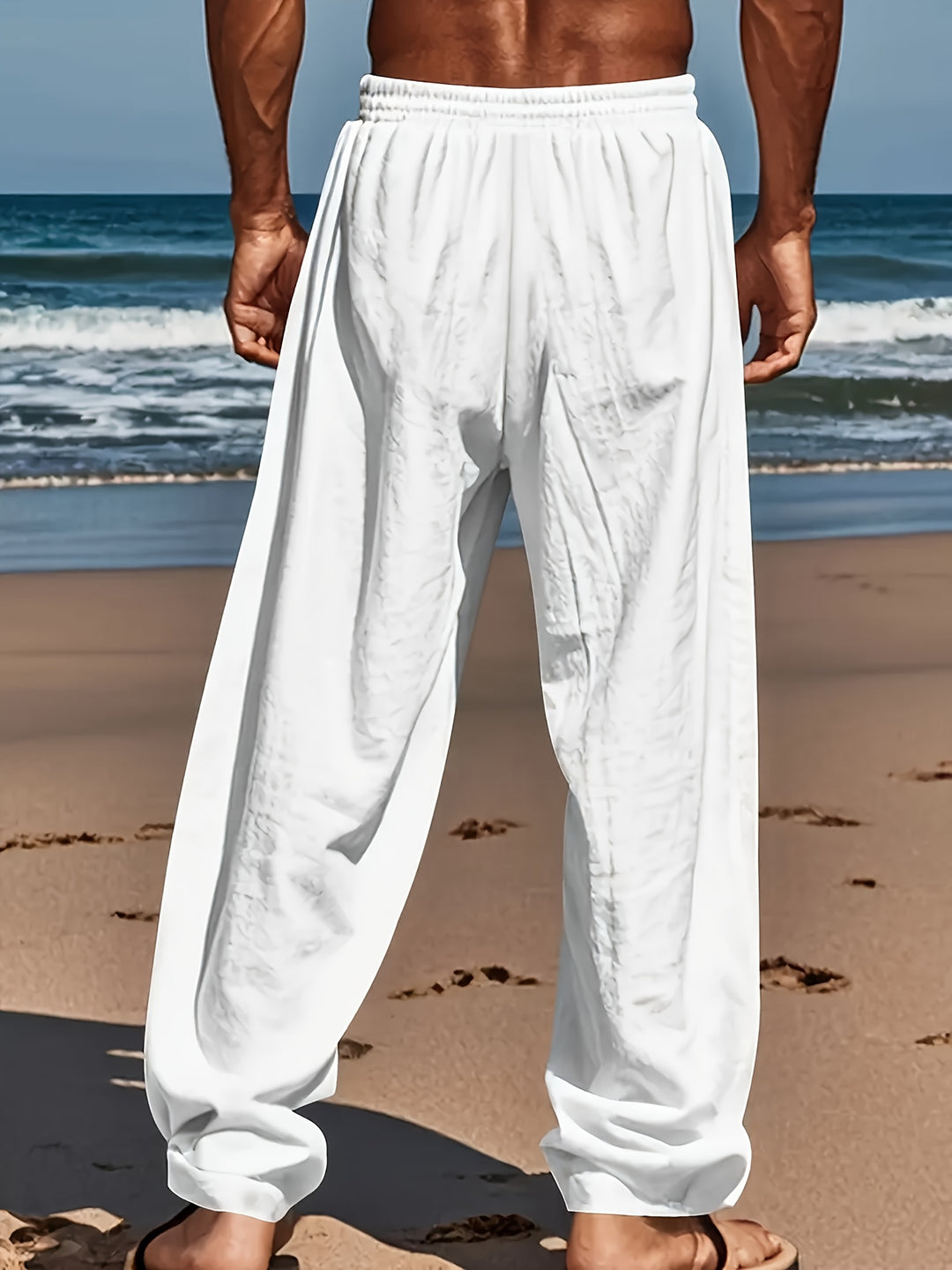 Herren Hose LinnenBreeze – Atmungsaktiv, Verstellbar und Lässiger Komfort