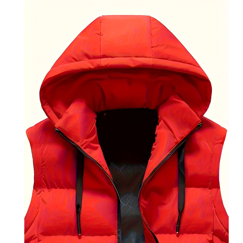 Herren Bodywarmer | Winterweste mit Kapuze | Leicht & Warm für Outdoor