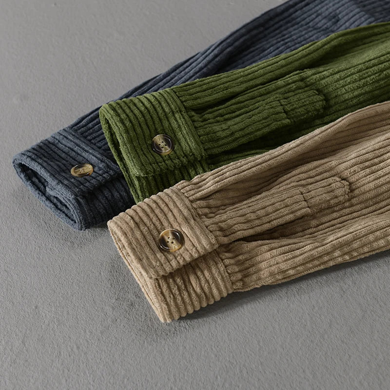 Herren Corduroy Hemd | Retro & Trendy | Dick & Bequem