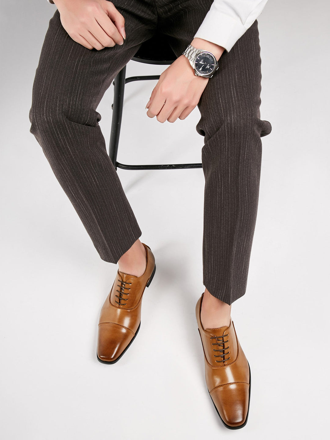 Herren Schnürschuhe | Echtes Leder | Polierte Verarbeitung & Klassisches Design | Formal & Komfortabel
