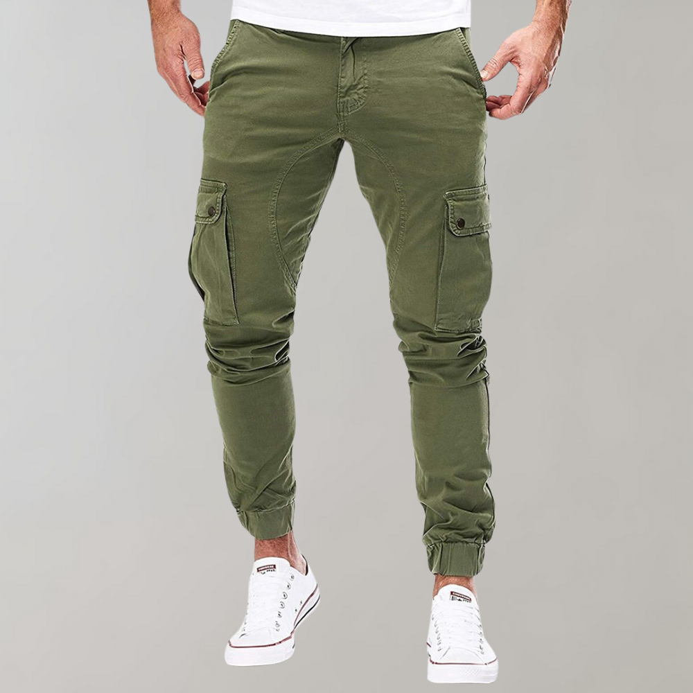 Herren Cargo Hose | Elastischer Bund | Bequeme Arbeitskleidung