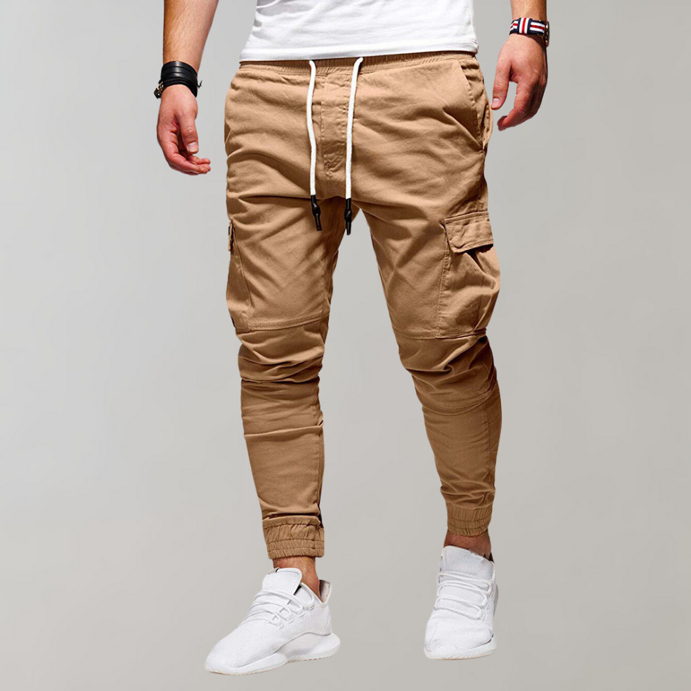 Herren Cargo Hose | Elastischer Bund | Bequeme Arbeitskleidung