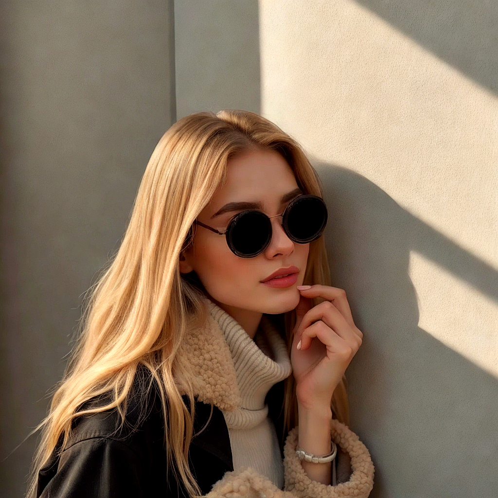 ShadowSunglasses | Sonnenbrillen mit Schwarzen Gläsern Stilvoller UV-Schutz Mode