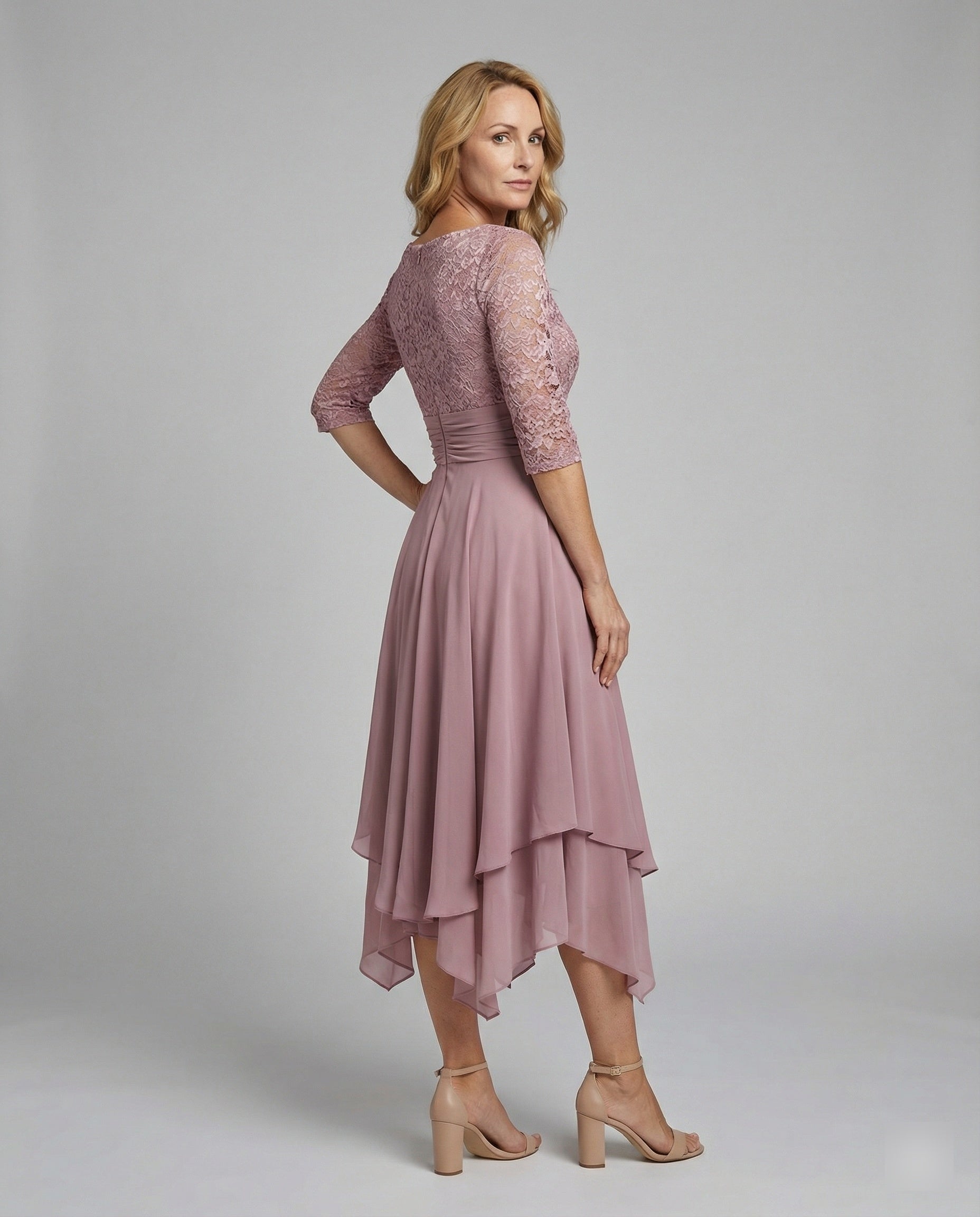 Drune - Damen Schickes Kleid, Komfortable & Locker Fallende Passform