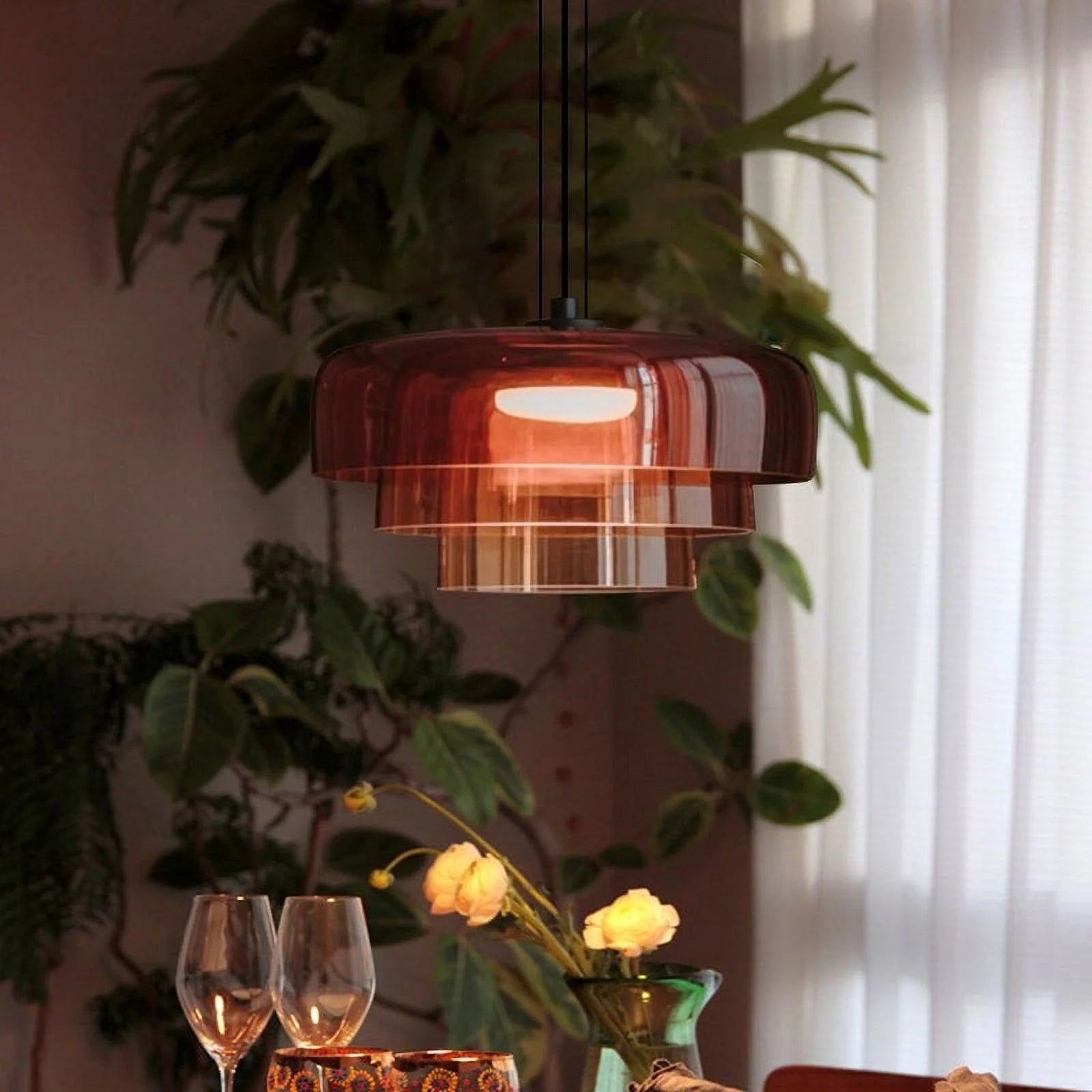 Nordic Glas Pendelleuchte