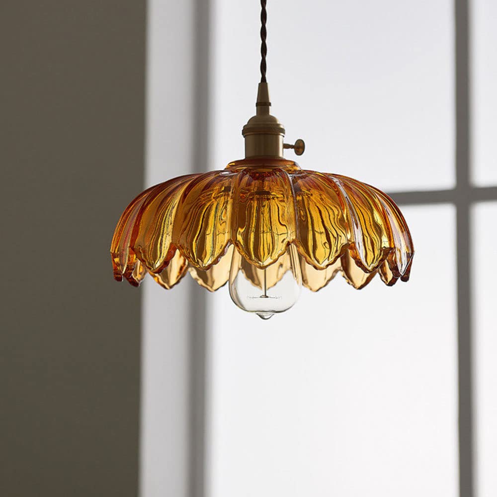Vintage Blumen Pendelleuchte