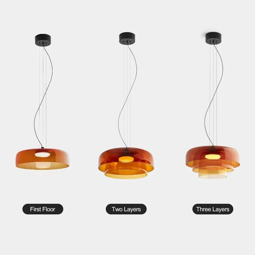 Nordic Glas Pendelleuchte
