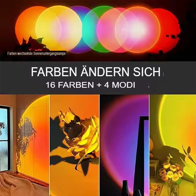 Warme Atmosphäre Tischlampe Goldene Stunde