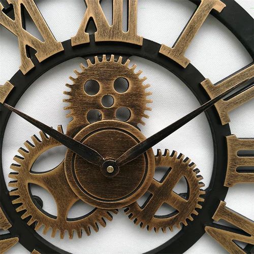 Frendorf | Industrielle Wanduhr | Vintage Mechanisches Design